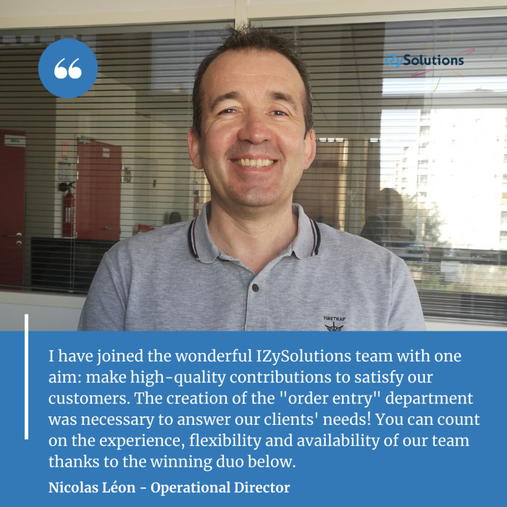 Nicolas Léon - Operational Director of our optical catalog management team